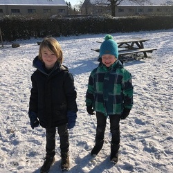 L 1 In de sneeuw