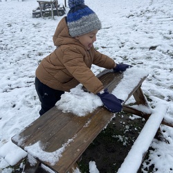 Julesklas en K 1 sneeuwpret